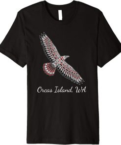 Raven Native American Haida Orcas Island WA PNW Art Birder Premium T-Shirt